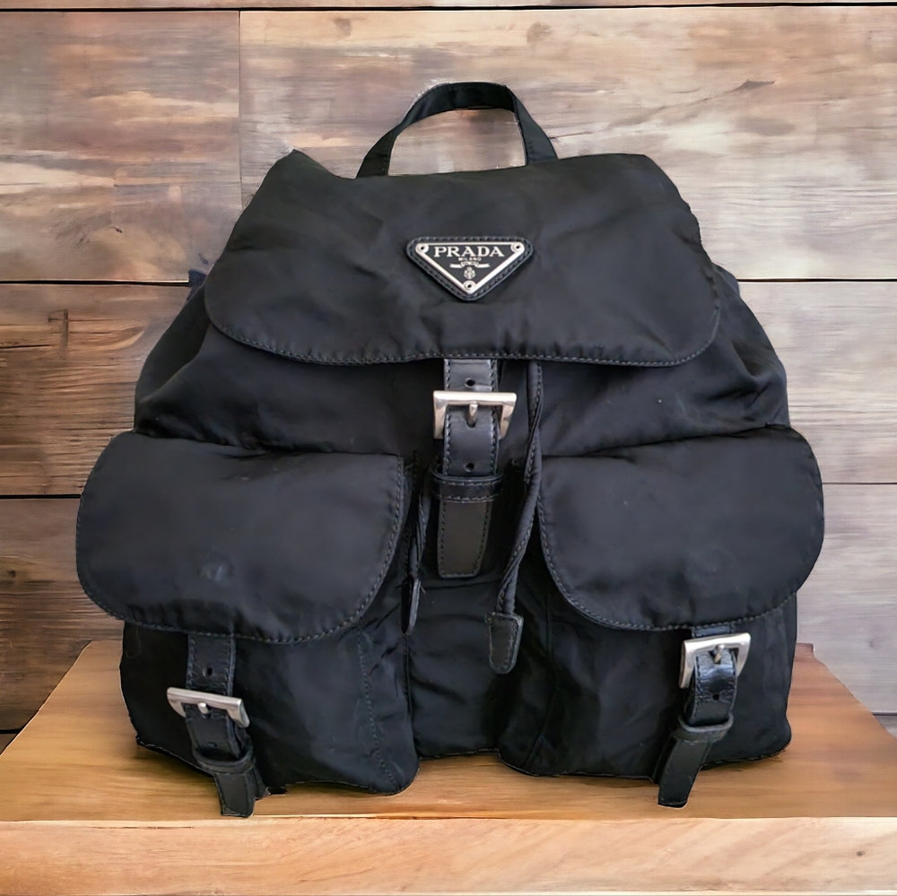 Prada Nylon Black Backpack - Picture 1 of 16